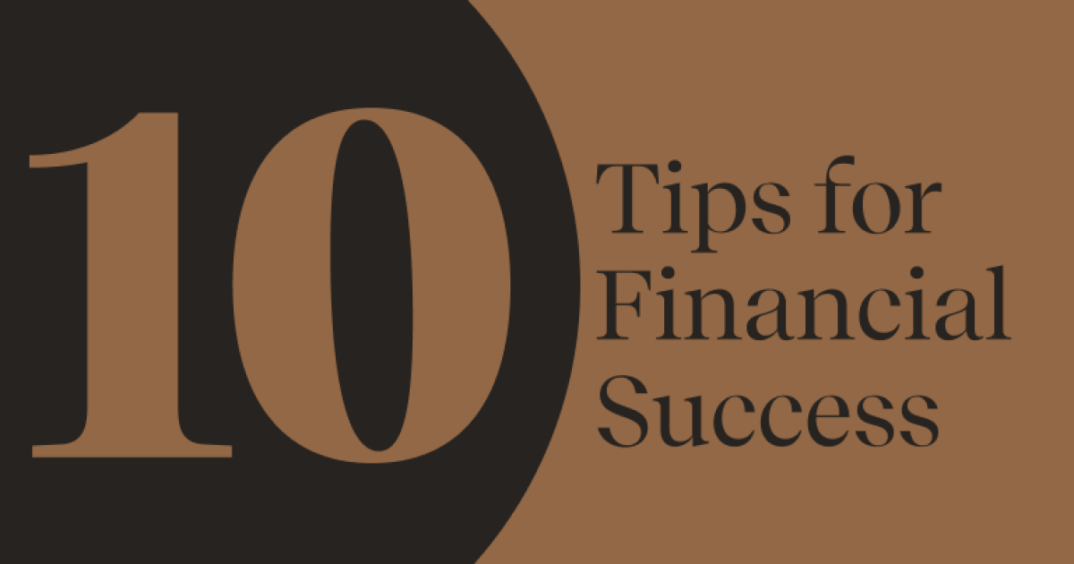 10 financial planning tips to start the new year