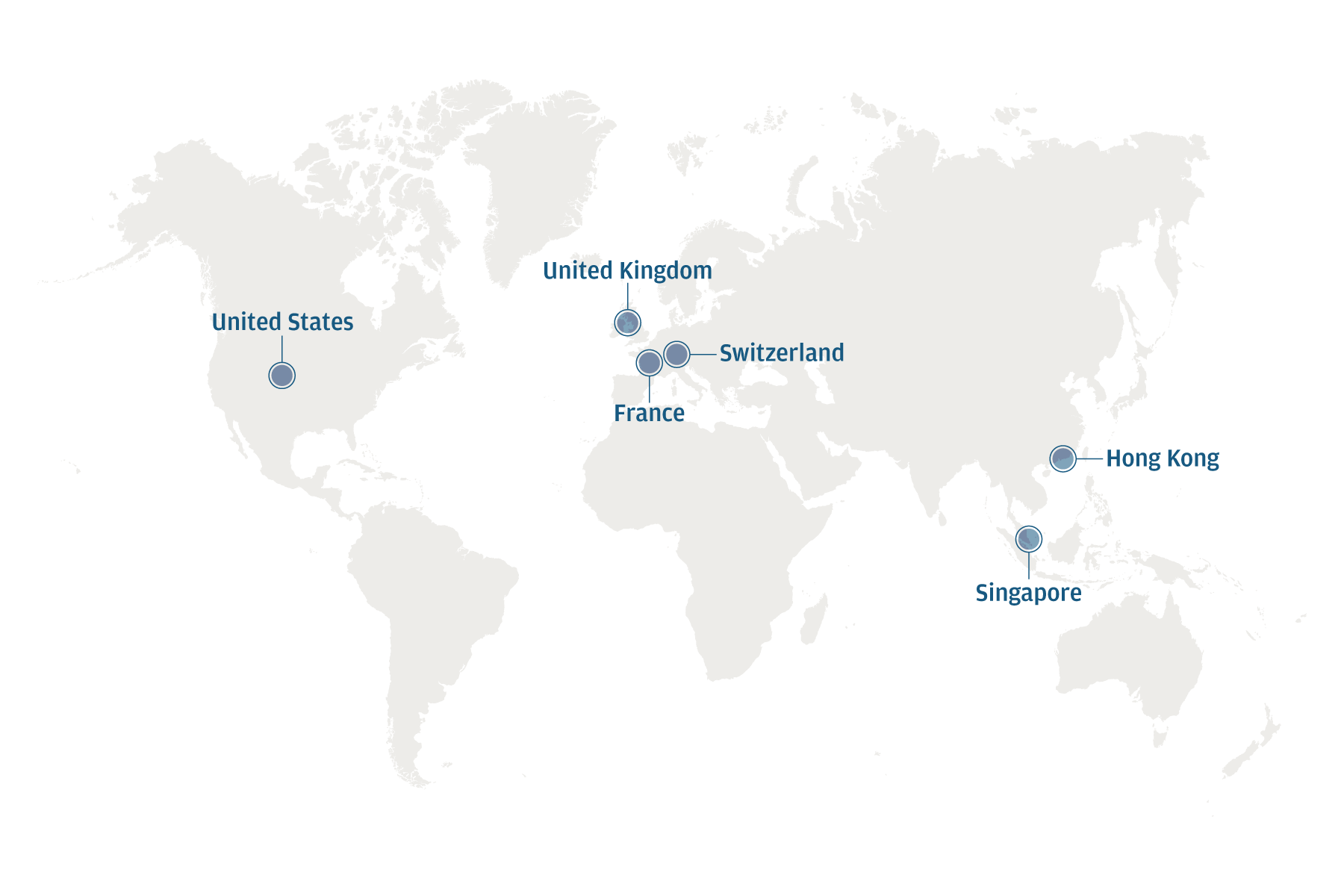World map illustrating J.P. Morgan global mortgage coverage. 